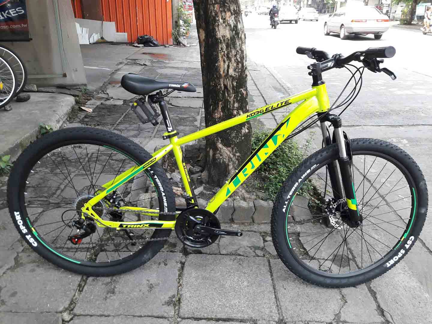 จักรยานเสือภูเขา TRINX ,K036E เฟรมเหล็ก 21 สปีดชิมาโน่ วงล้อ 27.5" 2018