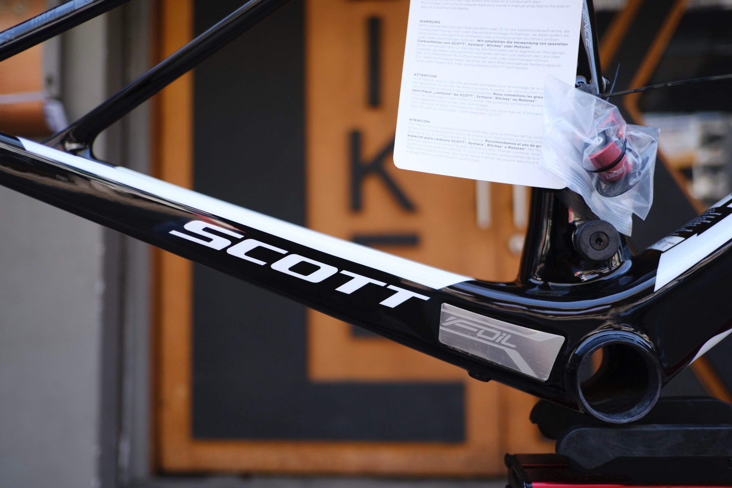 Scott foil frameset 2018 top